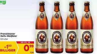 Billa Franziskaner Hefe-Weißbier 0,5 Liter Angebot