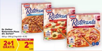 Billa Dr. Oetker Ristorante Pizza div. Sorten¹ 320 g- 390 g Angebot
