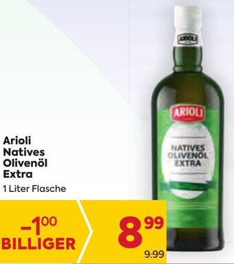 Billa Arioli Natives Olivenöl Extra 1 Liter Flasche Angebot