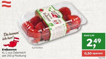 ADEG Erdbeeren Angebot