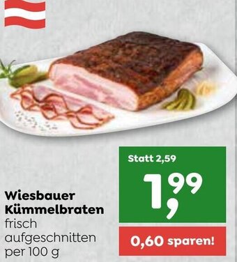ADEG Wiesbauer Kümmelbraten per 100 g Angebot