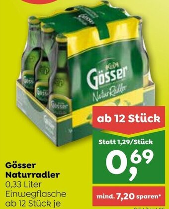 ADEG Gösser Naturradler 0,33 Liter Angebot