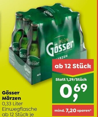ADEG Gösser Märzen 0,33 Liter Angebot