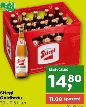 ADEG Stiegl Goldbräu 20 x 0,5 Liter Angebot