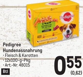 Metro Pedigree Hundenassnahrung Angebot