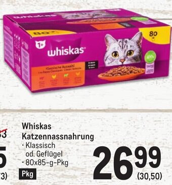 Metro Whiskas Katzennassnahrung Angebot