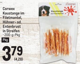 Metro Corwex Kaustange im Filetmantel, Hühner- od. Entenbrust in Streifen • 200-g-Pkg Pkg Angebot