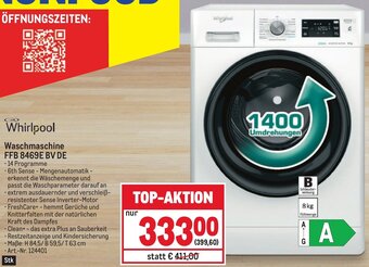 Metro Whirlpool Waschmaschine FFB 8469E BV DE Angebot