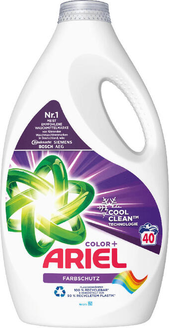 dm Ariel flüssigwaschmittel color+ cool clean Angebot
