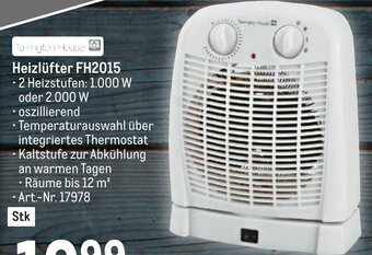 Metro Tarrington House Heizlüfter FH2015 Angebot