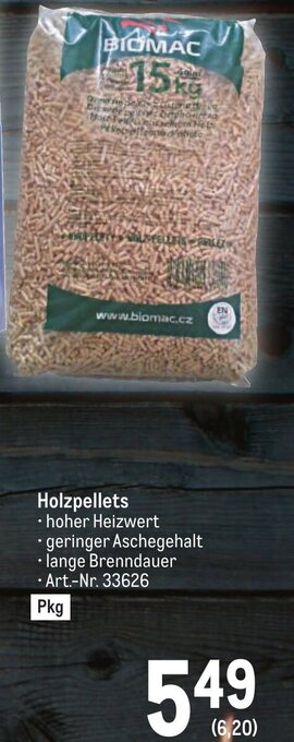 Metro Holzpellets Angebot