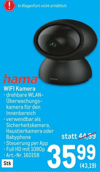 Metro hama WIFI Kamera Angebot