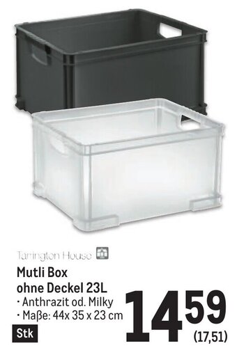 Metro Mutli Box ohne Deckel 23L Angebot