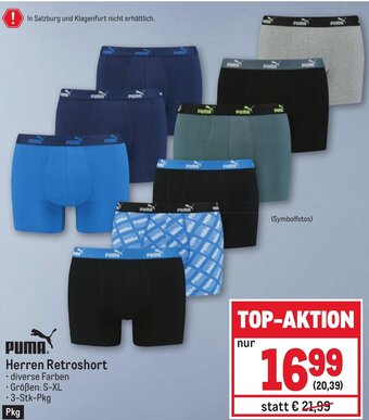 Metro PUMA Herren Retroshort Angebot