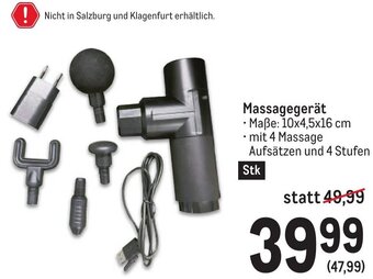 Metro Massagegerät • Maße: 10x4,5x16 cm Angebot