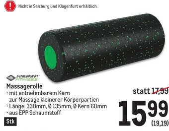 Metro SCHILDKRÖT FITNESS Massagerolle Angebot