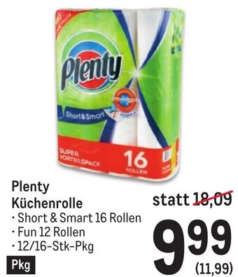 Metro Plenty Küchenrolle Angebot