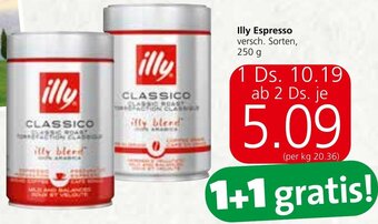 Eurospar Illy Espresso versch. Sorten, 250 g Angebot