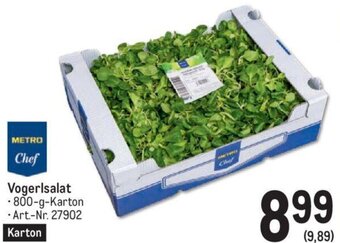 AGM Vogerlsalat • 800-g-Karton •Art.-Nr. 27902 Karton Angebot