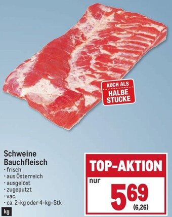 AGM Schweine Bauchfleisch - ca. 2-kg oder 4-kg-Stk Angebot
