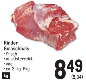 AGM Rinder Gulaschhals • ca. 3-kg-Pkg kg Angebot