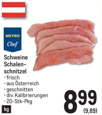 AGM Schweine Schalen- schnitzel - 20-Stk-Pkg Angebot