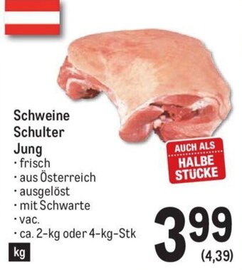 AGM Schweine Schulter Jung - ca. 2-kg oder 4-kg-Stk Angebot