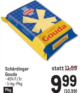 AGM Schärdinger Gouda .45% F.i.Tr. • 1-kg-Pkg Angebot