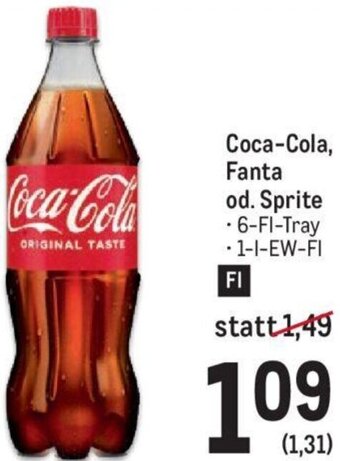 AGM Coca-Cola, Fanta od. Sprite • 6-FI-Tray Angebot