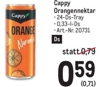 AGM Cappy Orangennektar -24-Ds-Tray Angebot