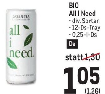 AGM BIO All I Need . div. Sorten • 12-Ds-Tray -0,25-l-DS Angebot