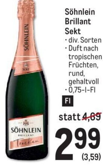 AGM Söhnlein Brillant Sekt 0,75-l-Fl Angebot