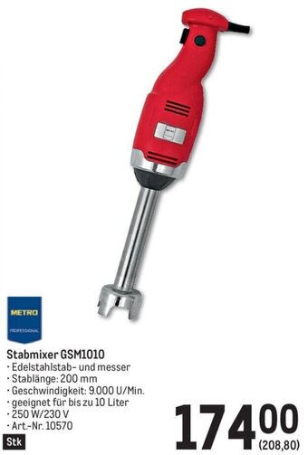 AGM Stabmixer GSM1010 Angebot