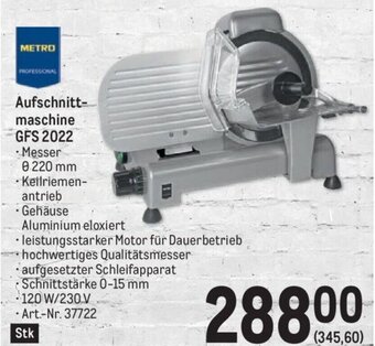 AGM Aufschnitt-maschine GFS 2022 Angebot