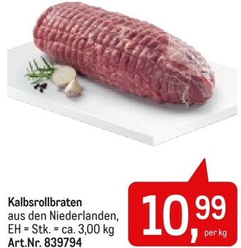 AGM Kalbsrollbraten ca. 3,00 kg Angebot