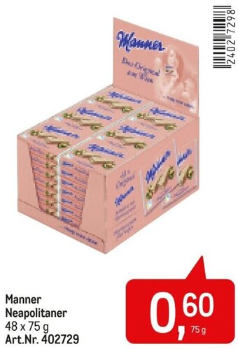 AGM Manner Neapolitaner 48 x 75 g Angebot