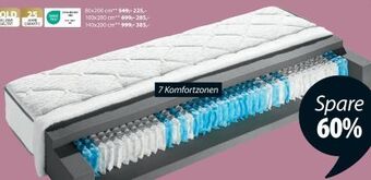 Dänisches Bettenlager Taschenfederkernmatratze gold s55 Angebot