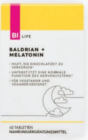 Bipa Baldrian-melatonin tabletten Angebot