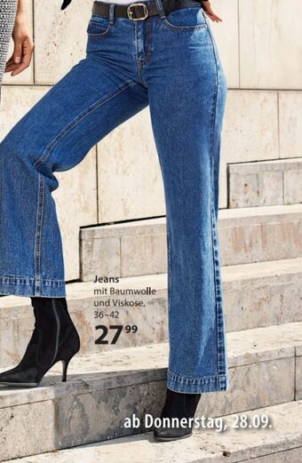 NKD Jeans mit Baumwolle und Viskose, 36-42 Angebot