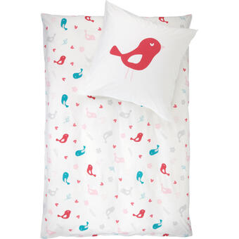 Ernsting's family Kinder bettwäsche mit vogel-motiven Angebot