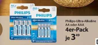 NKD Philips-Ultra-Alkaline AA oder AAA Angebot