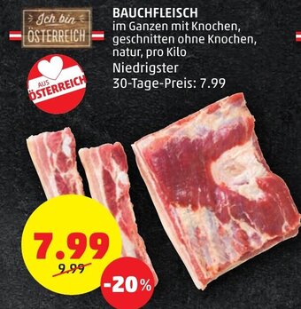 PENNY BAUCHFLEISCH Angebot