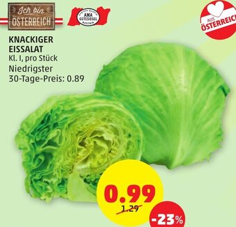 PENNY KNACKIGER EISSALAT Kl. I, pro Stück Angebot