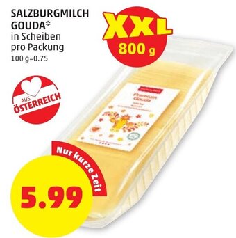 PENNY SALZBURGMILCH GOUDA Angebot