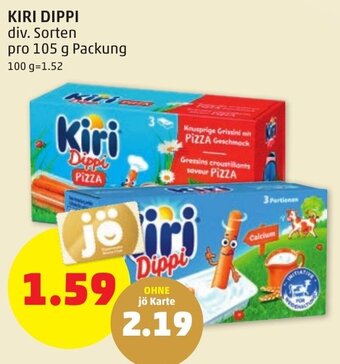 PENNY KIRI DIPPI div. Sorten pro 105 g Packung Angebot