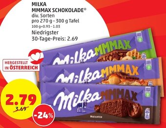 PENNY MMMAX SCHOKOLADE Angebot
