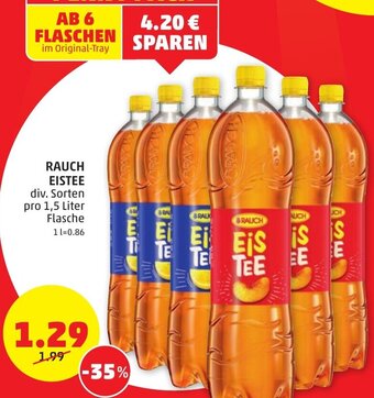 PENNY RAUCH EISTEE div. Sorten pro 1,5 Liter Angebot