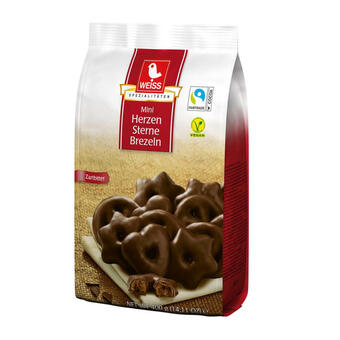 Billa Weiss mini herzen/brezeln/sterne lebkuchen mit zartbitter Angebot