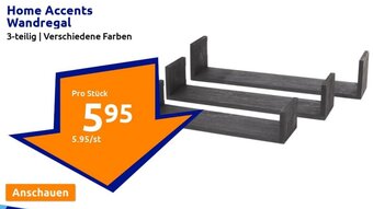 Action Home Accents Wandregal 3-teilig | Verschiedene Farben Angebot