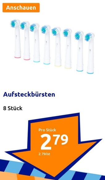 Action Aufsteckbürsten 8 Stück Angebot